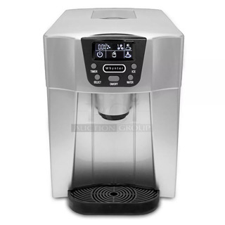 BRAND NEW SCRATCH AND DENT! Whynter IDC-221SC Countertop Direct Connection 26lb per day Ice Maker and Water Dispenser – Silver. 115 Volts, 1 Phase. Tested and Working!