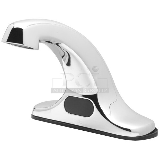 2 BRAND NEW SCRATCH AND DENT! Zurn Z6915 AquaSense Deck Mount Centerset Sensor Faucet with 4" Centers and 6 3/4" Spout (.5 GPM), Battery-Powered. 2 Times Your Bid!  - Image 1 of 4
