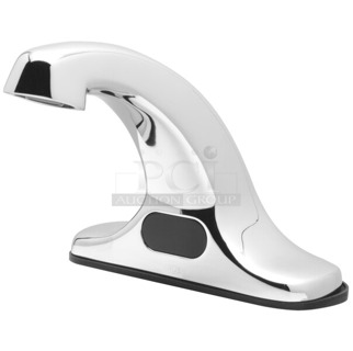 2 BRAND NEW SCRATCH AND DENT! Zurn Z6915 AquaSense Deck Mount Centerset Sensor Faucet with 4" Centers and 6 3/4" Spout (.5 GPM), Battery-Powered. 2 Times Your Bid! 