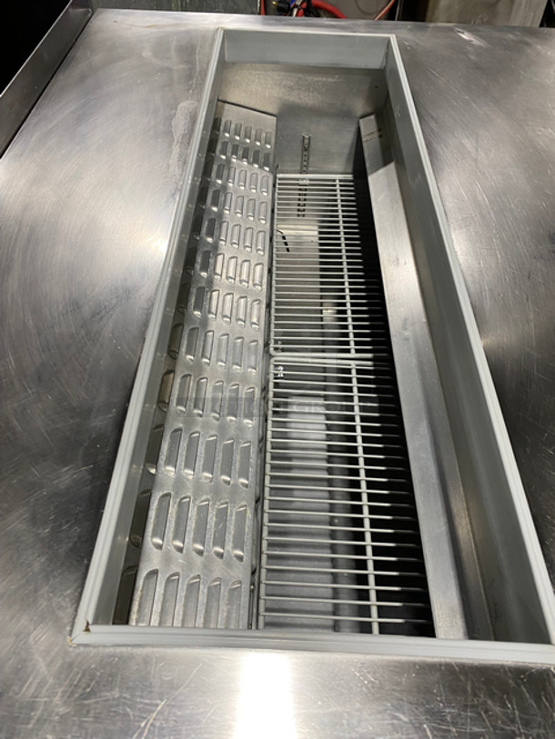 Continental Commercial Refrigerated Sandwich Prep Table! With 2 Door Underneath Storage Space! Poly Coated Racks! All Stainless Steel! On Casters! Model: SW4812 SN: 15766668 115V 60HZ 1 Phase - Image 5 of 8