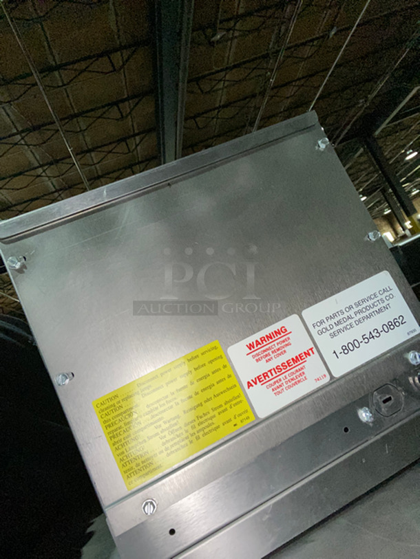 Gold Metal Commercial Countertop Giant Waffle Cone Baker Press! All Stainless Steel! Model: 5020T SN: GWCT1940 120V 60HZ 1 Phase - Image 4 of 9
