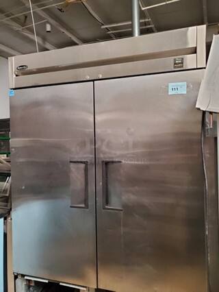 TRUE Superior Two Solid Door Freezer|115 Volt on Casters!