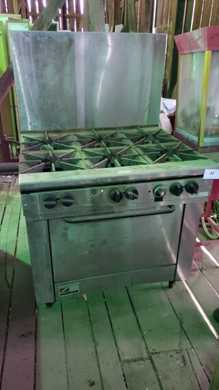 Southbend Model X436D Natural Gas 6-Burner Range Oven

Not tested

(Location 3)