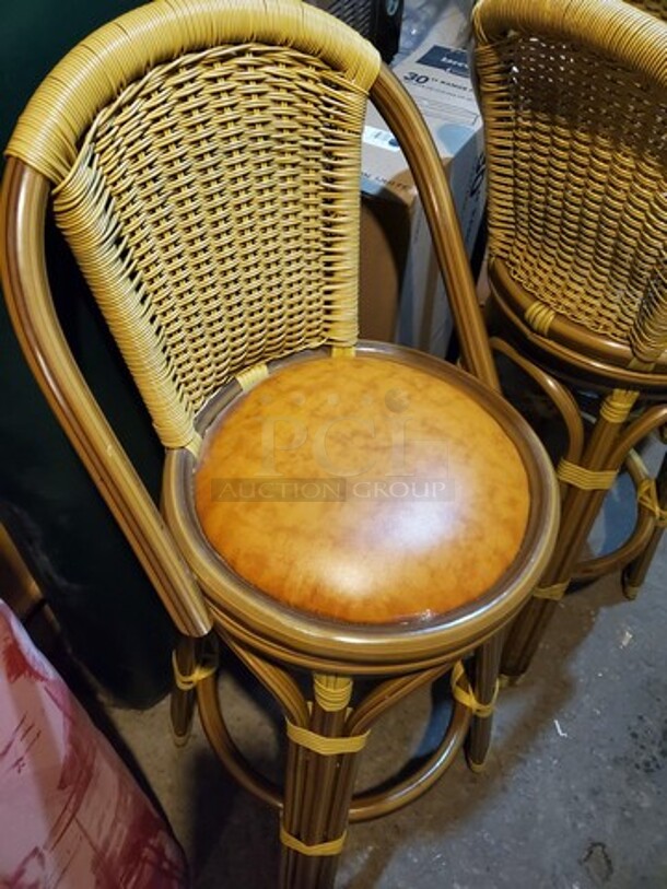 Bamboo Bar Stools
Very Nice condition! - Image 2 of 4