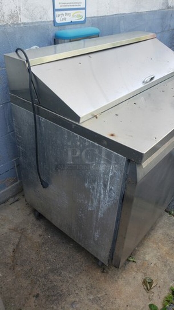 Continental SW48-12 48" Sandwich/Salad Prep Table w/ Refrigerated Base! - Image 7 of 8