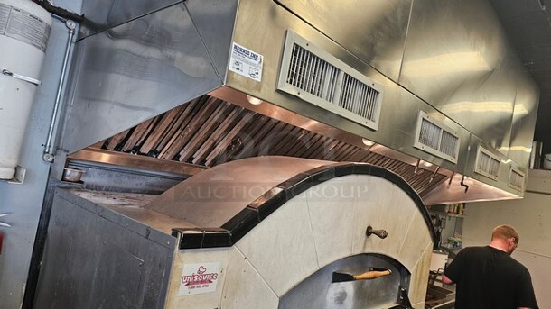 Marsal Single Pizza Deck Oven, Natural Gas, Holds (6) 18-in. pizzas
300-650 degrees F, Cooking surface is 2 in. thick, Baking chamber: 60 in. W x 36 in. D|Overall: 80 in. W x 44.25 in. D x 74 in. H - Image 7 of 7