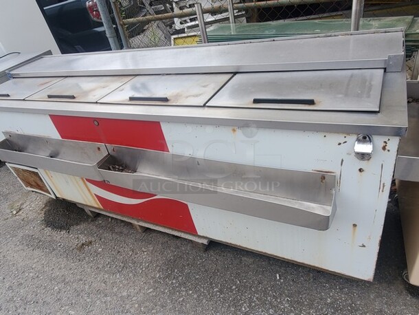 COCA-COLA 90" Vintage Beer Cooler| Working Condition!  - Image 2 of 2