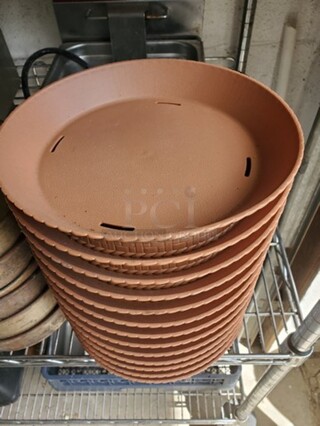 ALL ONE MONEY Lot of 13 Round Fast Food Basket!