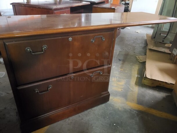 Solid Wood Desk 60X19X30 - Image 4 of 4
