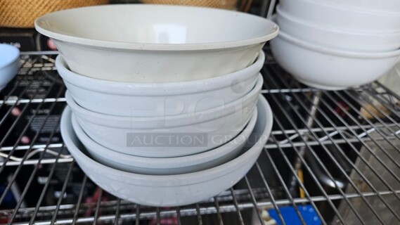 Lot of 5 White Bowls