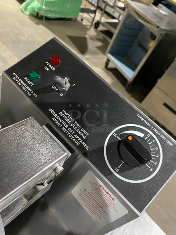 Gold Metal Commercial Countertop Giant Waffle Cone Baker Press! All Stainless Steel! Model: 5020T SN: GWCT1940 120V 60HZ 1 Phase - Image 5 of 9