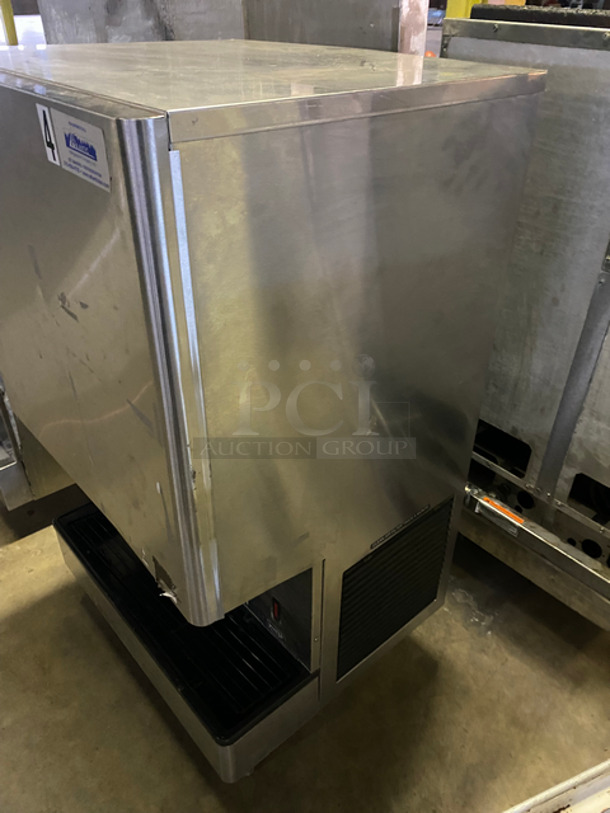 COOL! Hoshizaki Commercial Countertop Ice Maker/Dispenser And Water Dispenser! All Stainless Steel! On Legs! Model: DCM-500BAH-OS SN: C03111K 115/120V 60HZ 1 Phase - Image 3 of 7