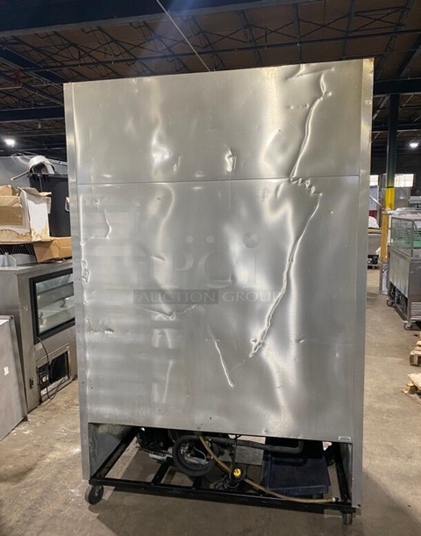 True Stainless Steel 2 Door Glass Display Cooler With Poly Racks On Casters! Model T49G SN:5150370 115V 1PH - Image 3 of 9