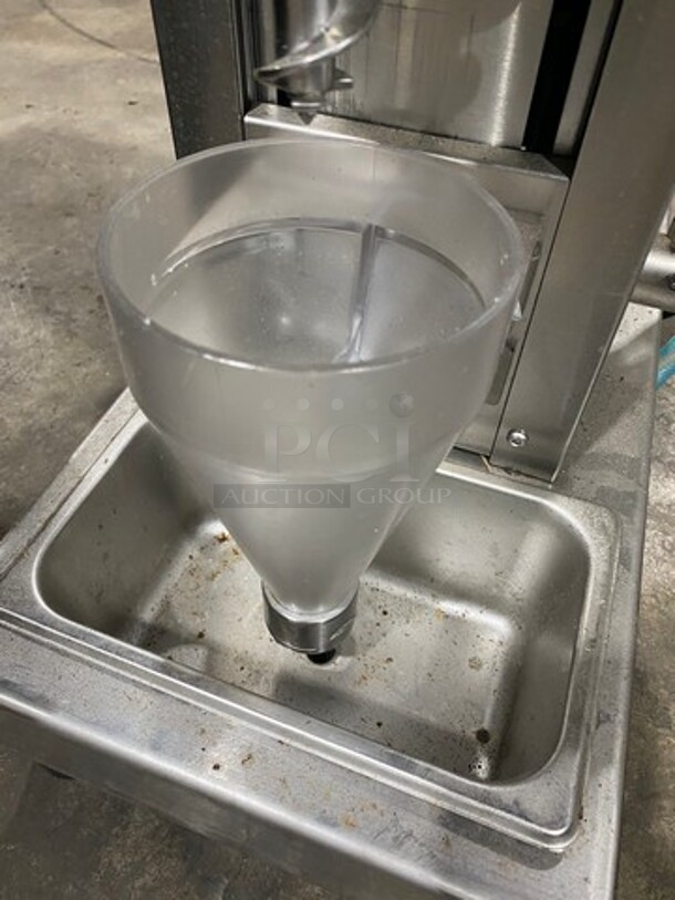 Vevor Commercial Countertop Frozen Yogurt Blender! All Stainless Steel! On Small Legs! Model: BJB7150T SN: E0311401 110V - Image 7 of 9