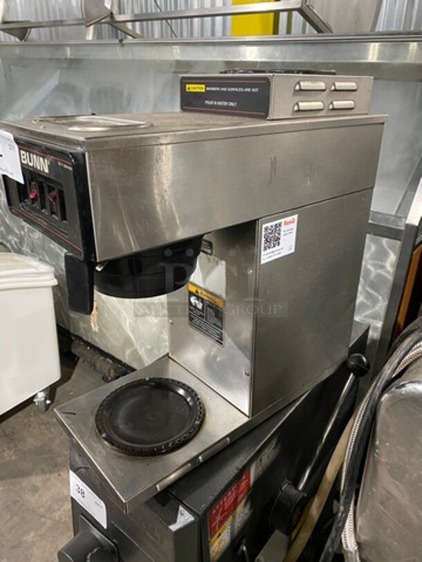 Bunn Commercial Countertop Coffee Brewing Machine! With 2 Coffee Pot Warmers! All Stainless Steel! Model: VP17 - Image 4 of 10