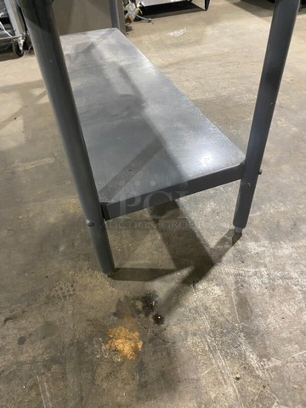 WOW! Solid Stainless Steel Work Top/ Prep Table! With Single Drawer! With Storage Space Underneath! On Legs! - Image 5 of 7