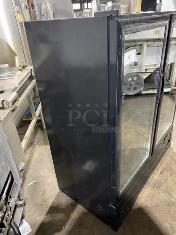 SG Merchandising Solutions Commercial 2 Door Reach In Cooler Merchandiser! With View Through Doors! With Poly Coated Racks! Model: DD20 SN: 341408060811PBSG! 115V! - Image 2 of 8