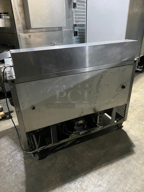 True Commercial Refrigerated Sandwich Prep Table! With 2 Door Storage Space Underneath! Poly Coated Racks! All Stainless! On Casters! Model: TSSU4812 SN: 4946429 115V 60HZ 1 Phase - Image 3 of 11