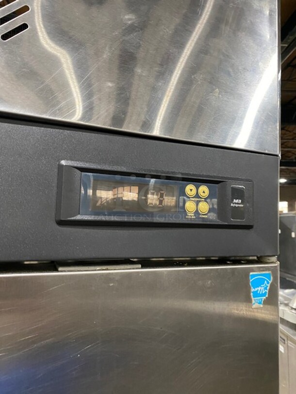 Turbo Air Commercial Single Door Reach In Refrigerator! With Poly Coated Racks! All Stainless Steel! On Casters! Model: M3R241 115V - Image 8 of 8