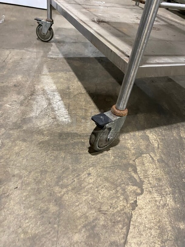 Commercial 3 Tier Cart! Solid Stainless Steel! On Casters! - Image 6 of 6