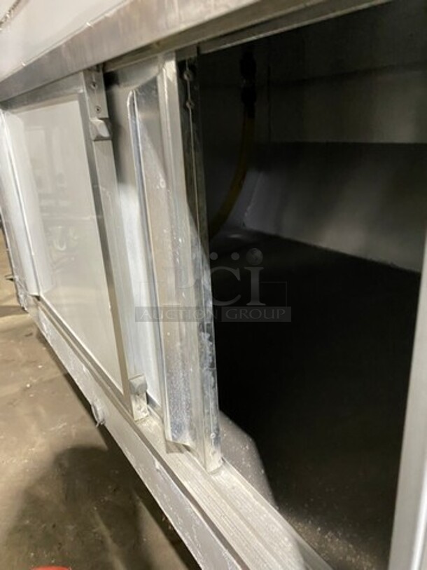 McCray Refrigerated Deli Display Case Merchandiser! With Slanted Front Glass! With Sliding Rear Access Glass Doors! With Stainless Steel Shelf! Model: SCCFS356 SN: 954354411 115V - Image 7 of 8