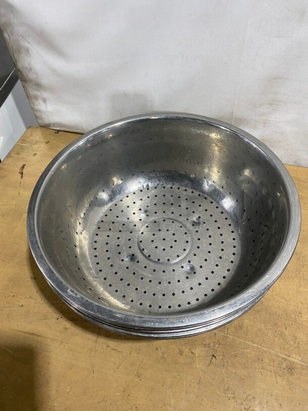 Commercial Stainless Steel Food Strainers! 5X Your Bid! - Image 2 of 5