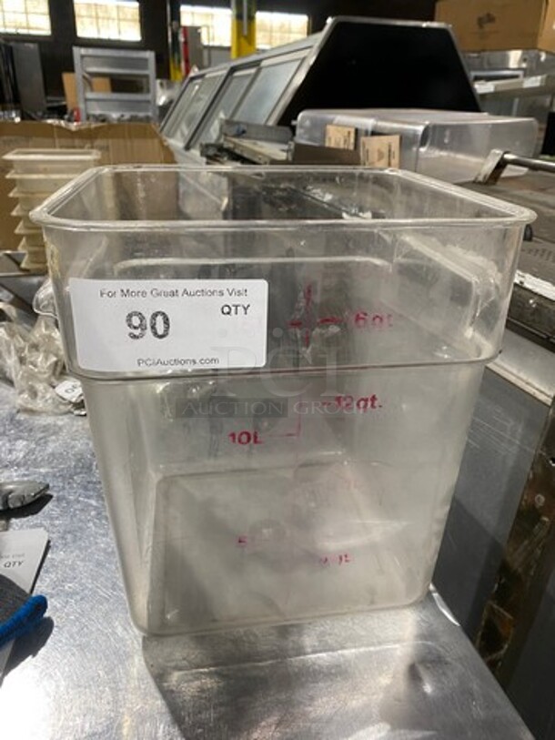 Cambro Poly 14 Quart Food Container!  - Image 1 of 4