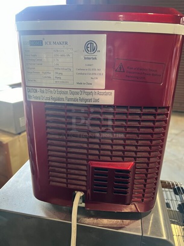 Vivo Home Countertop Ice Maker Machine! Model: HZB12A SN: 2003000295 115V - Image 5 of 6