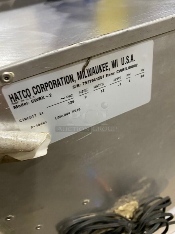 Hatco Stainless Steel Drop In Hot Food Well! MODEL CWBX-2 SN: 7577941551 120V 1PH - Image 3 of 4