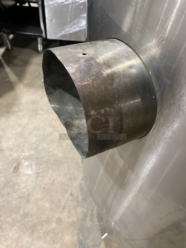 Groen Commercial Natural Gas Powered Jacketed Self-Contained Soup Kettle! All Stainless Steel! On Legs! - Image 6 of 9