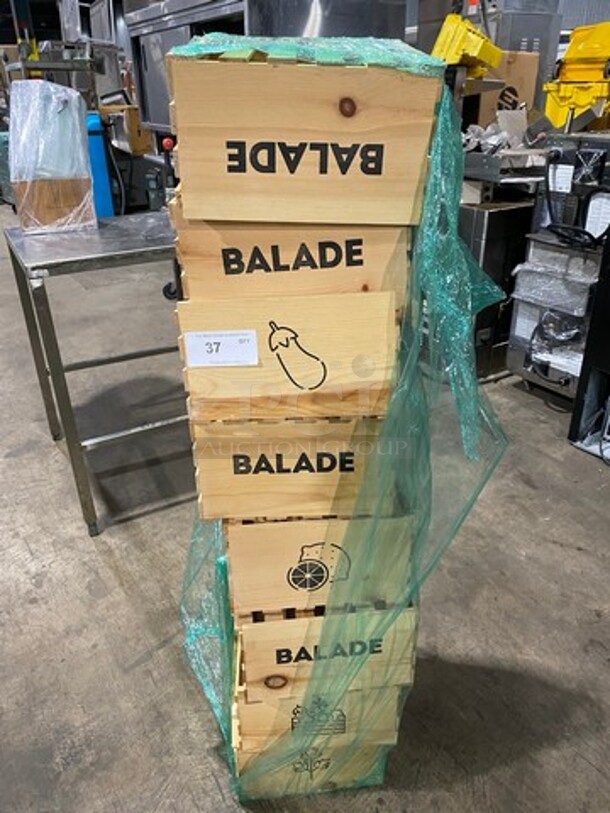 Set Of Wooden Crates! - Image 1 of 5