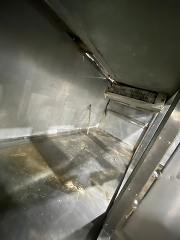 Commercial Refrigerated Pizza Prep Table! With Marble Top! With Overhead Shelf! With 4 Door Underneath Storage Space! All Stainless Steel! - Image 7 of 10