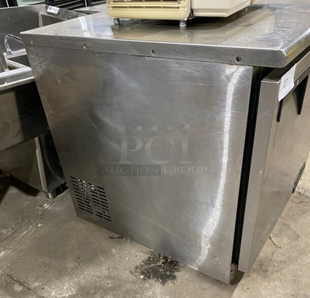 Everest Commercial Single Door Lowboy/ Worktop Cooler! All Stainless Steel! Model: ETBR1 SN: BTBR112100008 115V 60HZ 1 Phase - Image 2 of 7