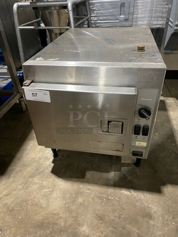 SWEET! Cleveland Electric Powered Countertop Steamer! All Stainless Steel! On Legs! Model: 21CET8 SN: 1106230001025 208V 60HZ 3 Phase - Image 1 of 8