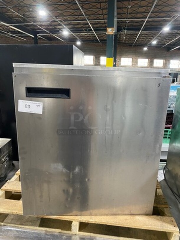 Delfield Commercial Single Door Lowboy/Worktop Cooler! All Stainless Steel! Model: 406CADD1 SN: 0506036101492T 115V 60HZ 1 Phase - Image 1 of 8