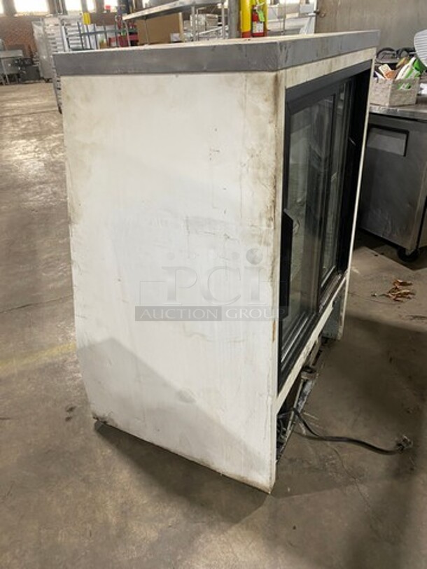COOL! True Commercial Refrigerated Deli Display Case! With Back Sliding Access Glass Doors! With Poly Coated Racks! Model: TSID362 SN: 5097203 115V 60HZ 1 Phase - Image 2 of 8