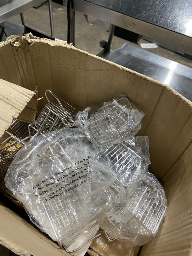 New!All One Money!  Win Ware stainless Steel Mini Fry Basket Servers!  - Image 8 of 8