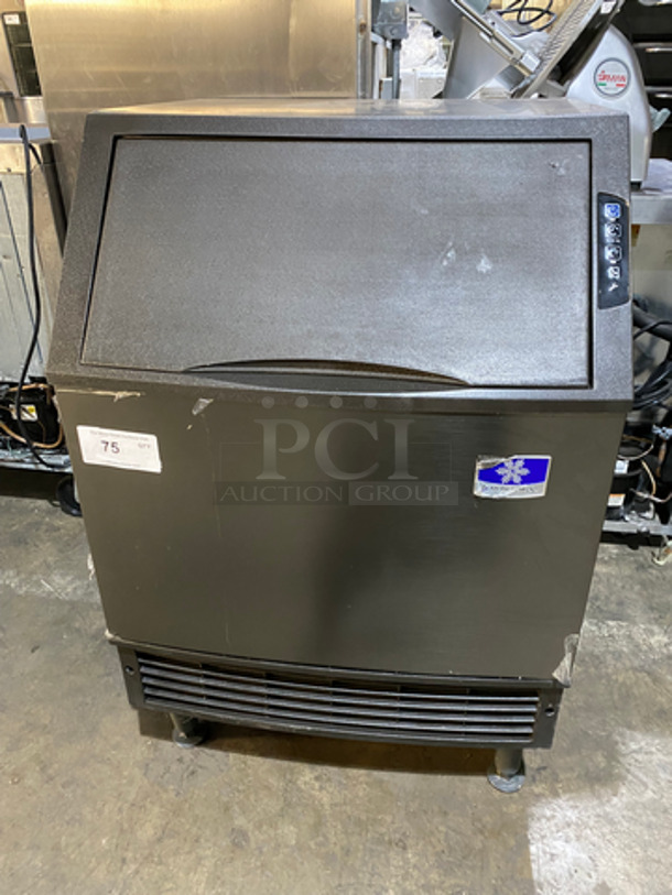 COOL! LATE MODEL! Manitowoc Commercial Ice Machine Head! Stainless Steel Body! On Legs! Model: UDF0190A161B SN: 310465780 115V 60HZ 1 Phase