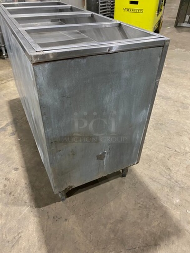 Commercial Gas Powered 4 Well Steam Table! With Storage Space Underneath! Solid Stainless Steel! On Legs! - Image 2 of 9