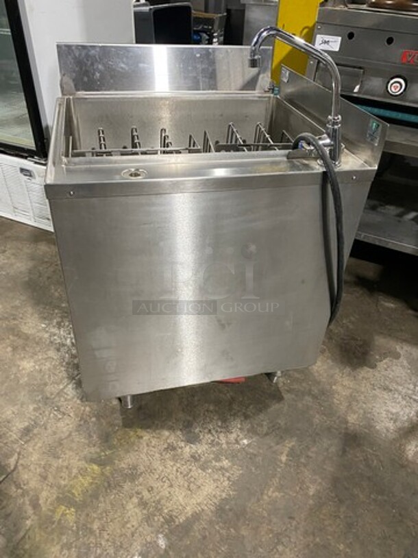WOW! Elkay Commercial Pasta Cooker/ Rethermalizer! With Back And Single Side Splash! All Stainless Steel! On Legs! Model: RTB14SLOPB 208V 3 Phase - Image 3 of 9