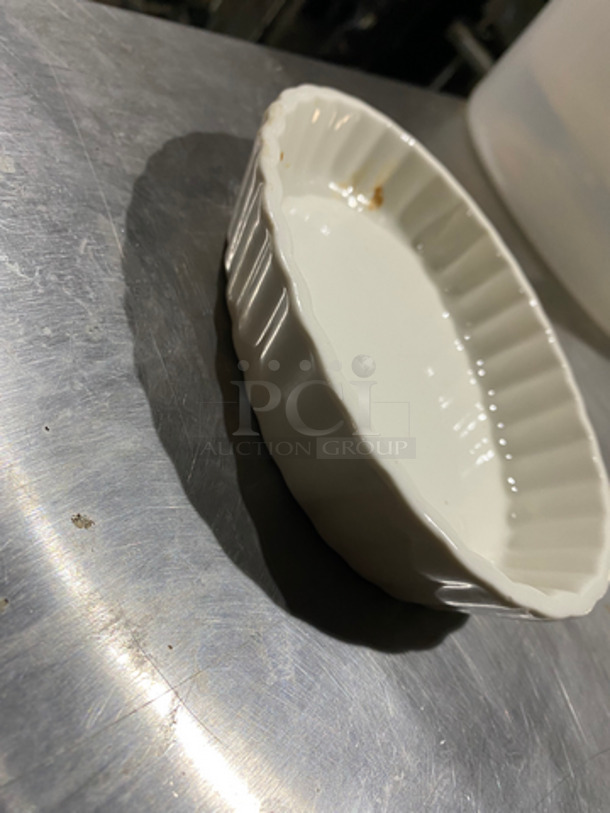 ALL ONE MONEY! DAD White Ceramic Oval Ramekin Dish! - Image 4 of 7