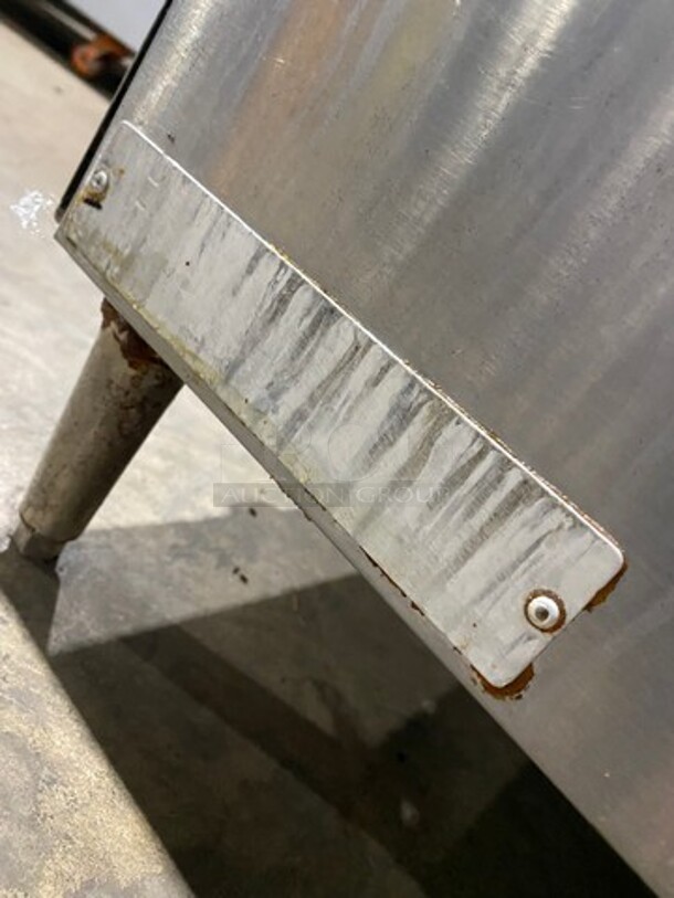 Vulcan Commercial Countertop Flat Top Griddle! With Back And Side Splashes! All Stainless Steel! On Legs! - Image 7 of 8