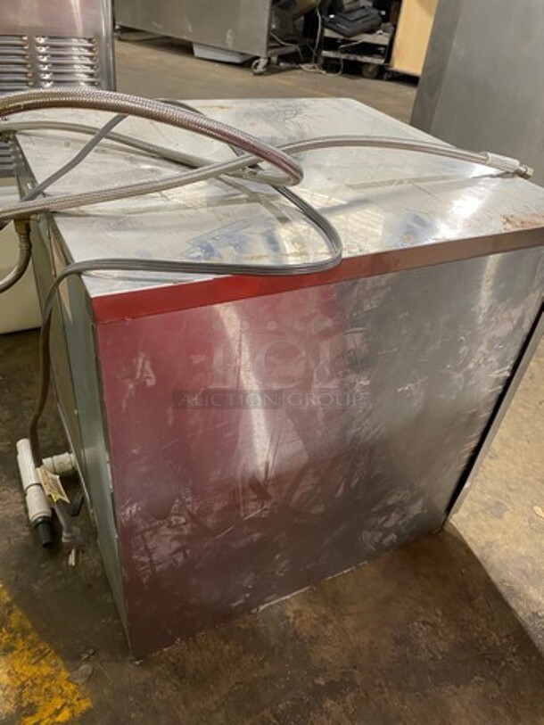 COOL! Hoshizaki Commercial Ice Maker Machine Head! All Stainless Steel! Model: KMD410MAH SN: J07254D 115V 60HZ 1 Phase - Image 4 of 8