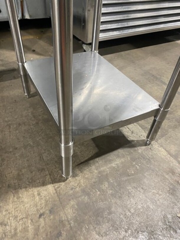 WOW! Solid Stainless Steel Work Top/ Prep Table! With Storage Space Underneath! On Legs! - Image 5 of 6