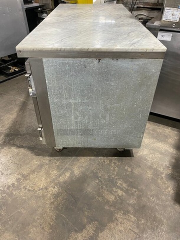 Leader Commercial 3 Door Under The Counter/ Work Top Cooler! With Poly Coated Racks! All Stainless Steel! On Casters! Model: LB72S/C SN: GX02S1807 115V 60HZ 1 Phase - Image 2 of 9