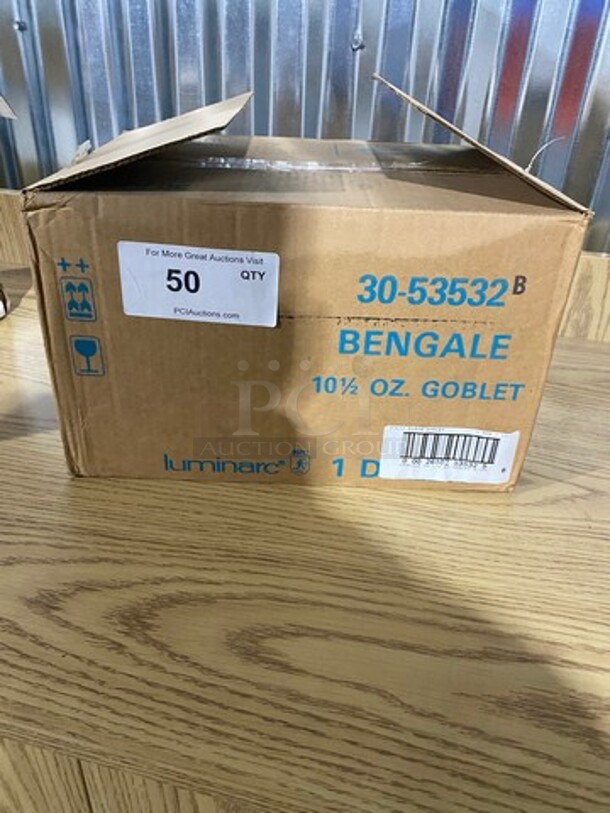 NEW! IN THE BOX! Luminarc Stemmed Drinking Glasses! - Image 1 of 7