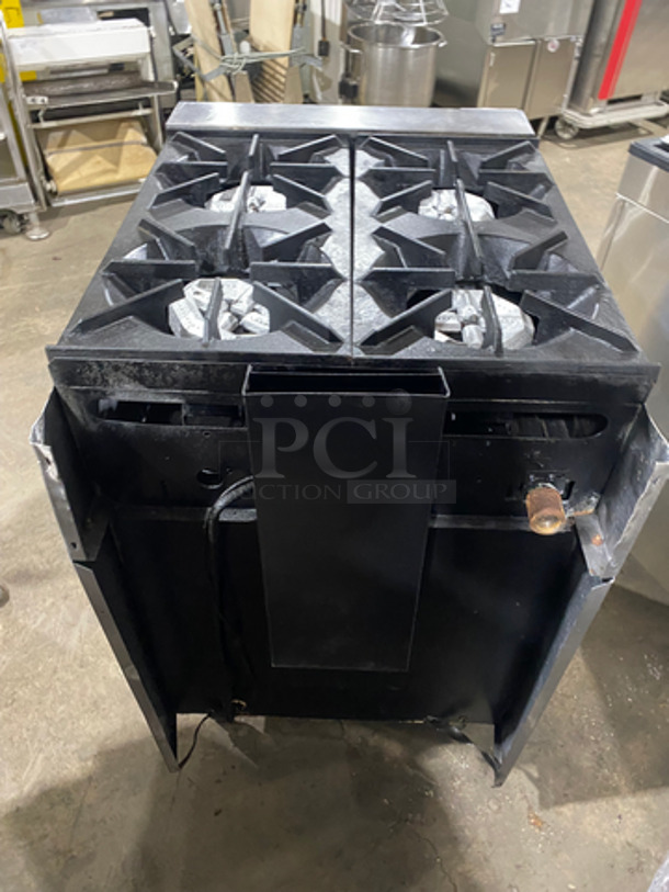Sunfire Commercial Natural Gas Powered 4 Burner Stove! With Full Size Oven Underneath! Metal Oven Rack! All Stainless Steel! On Legs! - Image 4 of 9