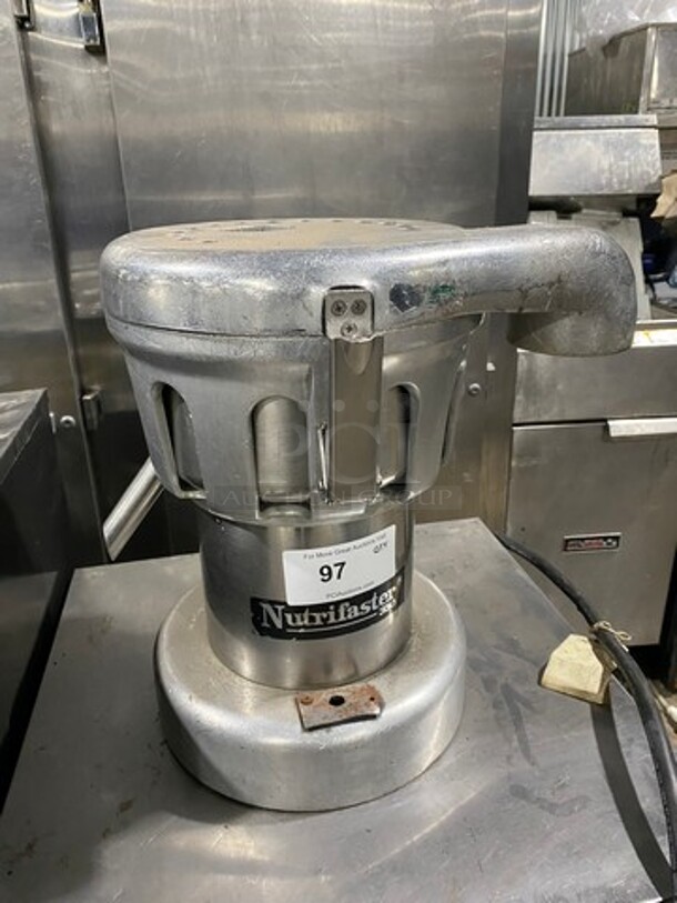 Nutrifaster Commercial Countertop Juicer Extractor! Solid Stainless Steel!