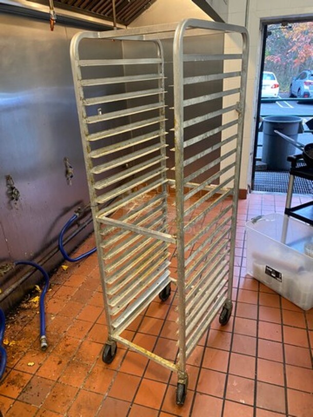 Channel Metal Commercial Pan Transport Rack! On Casters! Model: 401AC - Image 3 of 5