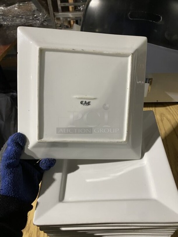 WOW! CAC Square Style Dining Plates! 1o X Your Bid! - Image 9 of 11